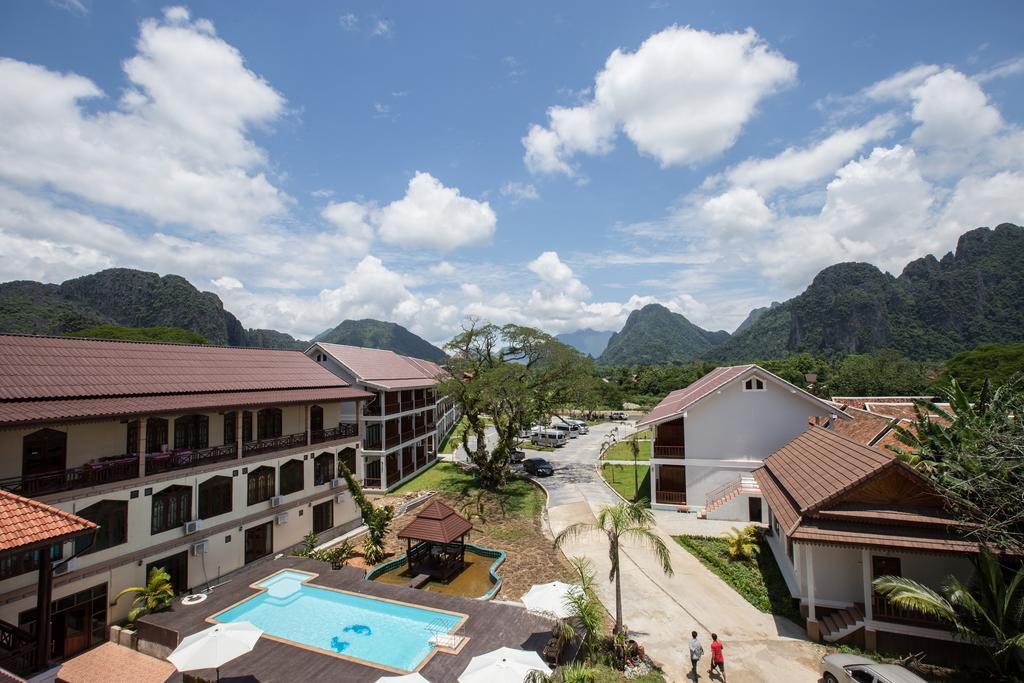 Thavisouk Riverside Hotel Vang Vieng Zewnętrze zdjęcie