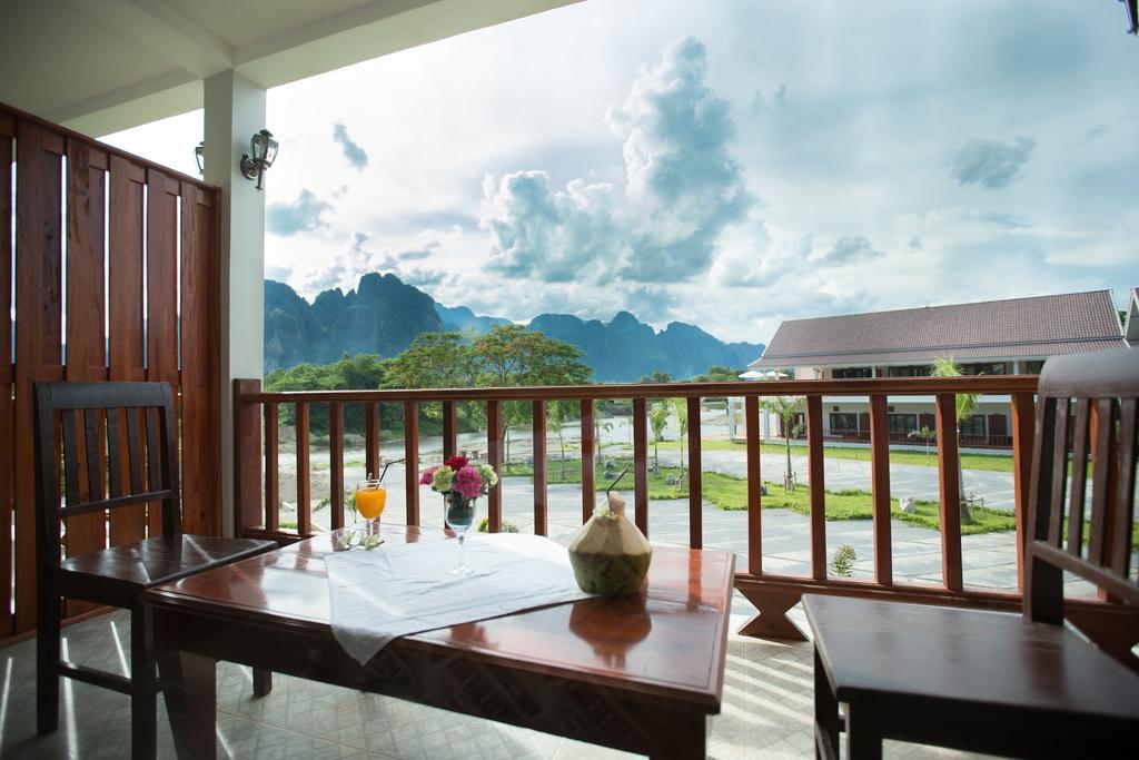 Thavisouk Riverside Hotel Vang Vieng Zewnętrze zdjęcie
