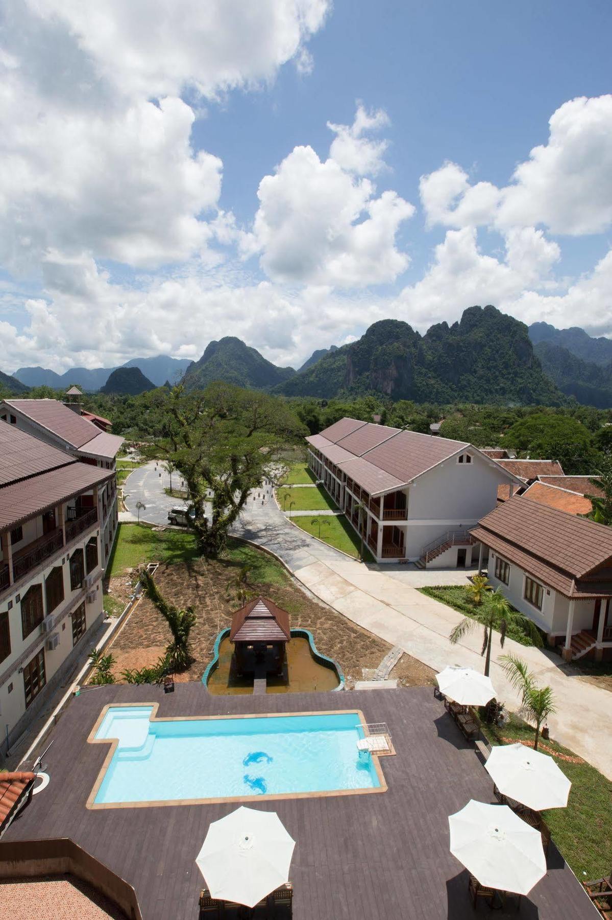 Thavisouk Riverside Hotel Vang Vieng Zewnętrze zdjęcie
