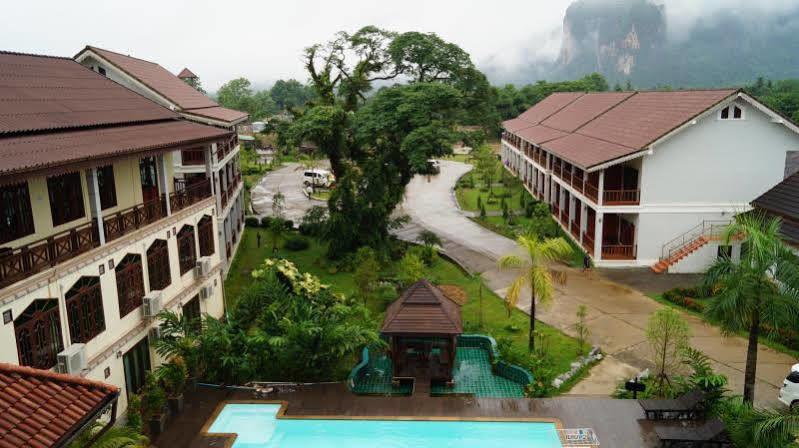 Thavisouk Riverside Hotel Vang Vieng Zewnętrze zdjęcie